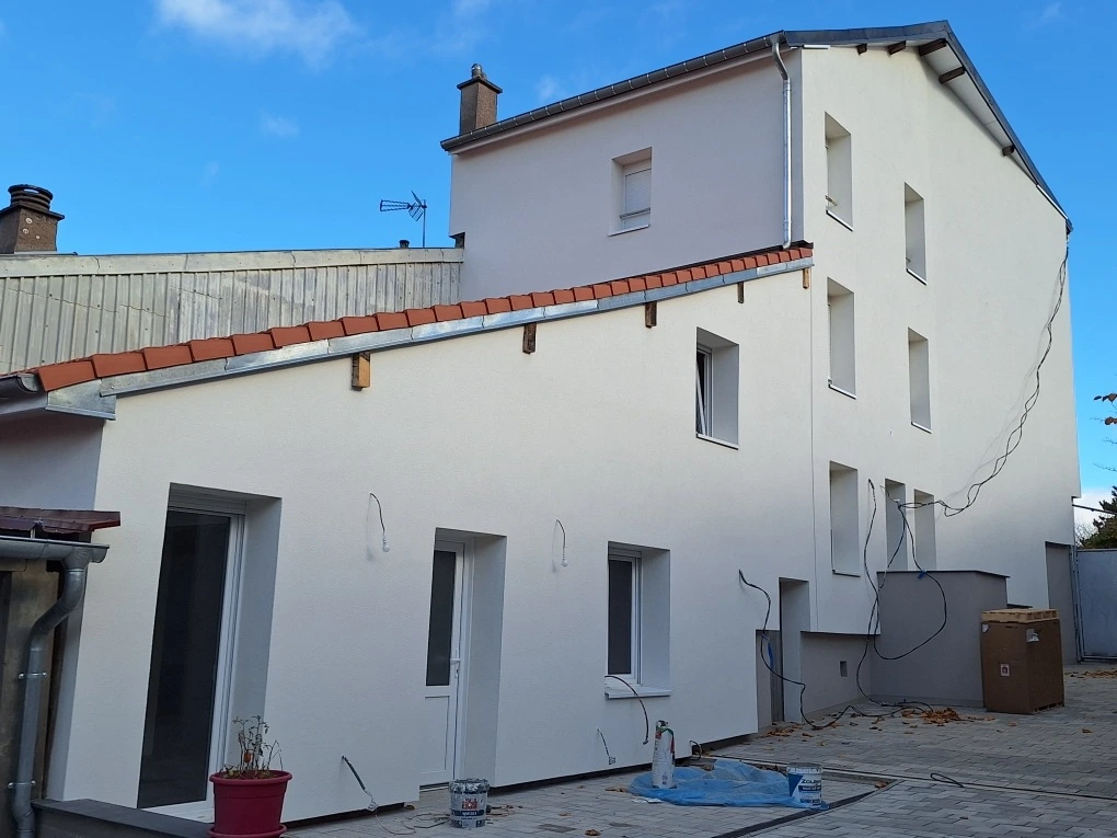 Finition de façade réalisée par Lohner Bâtiment