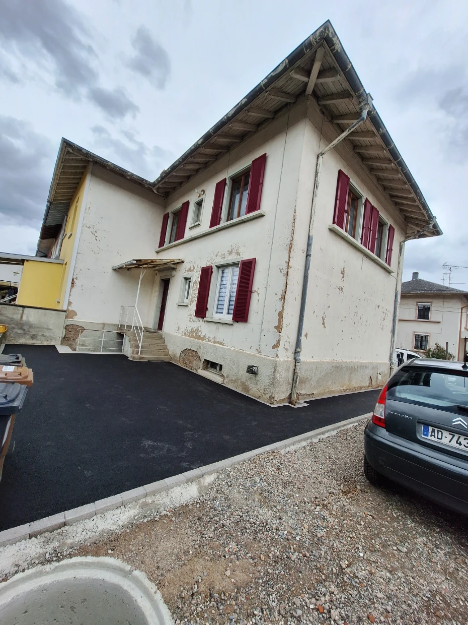 Maison avant isolation extérieure à Colmar