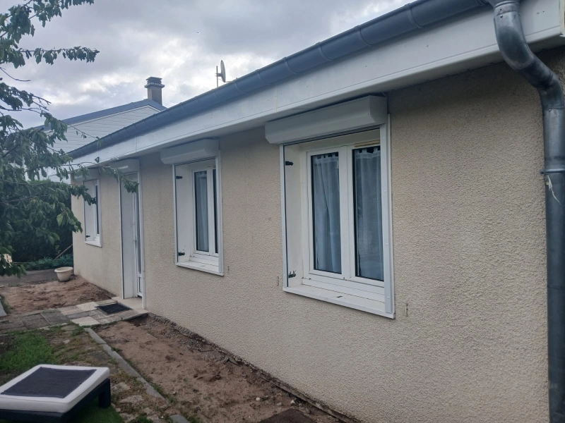 Façade avant travaux sur pavillon Phénix à Lunéville
